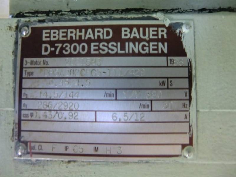 Мотор-редуктор EBEHARD BAUER DP5A 202C FG5-111/429 ( DP5A202CFG5-111/429 ) фото на Industry-Pilot
